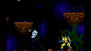 SNES Wolverine Adamantium Rage Wolverine vs Cyber [upl. by Hobey]