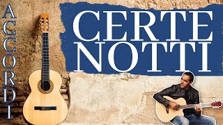 Certe notti  Ligabue  Tutorial Chitarra [upl. by Longerich]