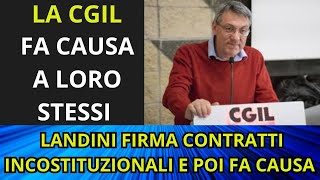 LA CGIL FA CAUSA A LORO STESSI [upl. by Topping773]