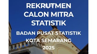 Tutorial Pendaftaran Mitra BPS pada Website Sobat [upl. by Diana385]