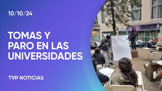 Tomas y paro en las universidades tras la ratificación del veto presidencial [upl. by Tnerual]