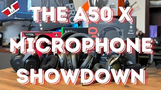 Astro A50 X Microphone Comparison vs Blackshark V2 PC38X Cloud III Arctis Nova 7 amp G Pro X 2 [upl. by Lil866]