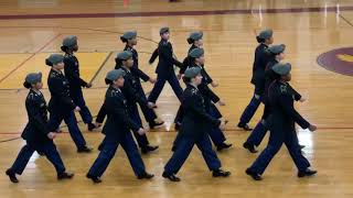 Union HS Army JROTC Unarmed Regulation at Central Regional Drill Competition 2019 [upl. by Yklam]