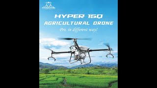 HYPER 15Q Agriculture drone starting Process 15 L Agriculture DroneAgriculture Drone [upl. by Eintroc]