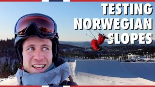 Testing alpine skiing in Norway  Visit Norway [upl. by Aihc]