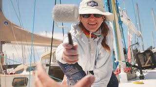 Getting Ready to Go NEW Deck Grip Boom and Stanchions  Free Range Sailing Ep 165 [upl. by Lashond]