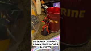 THE MEGAPLEX DEADPOOL amp WOLVERINE POPCORN BUCKETS ARE INSANE deadpoolandwolverine deadpool [upl. by Kevyn]