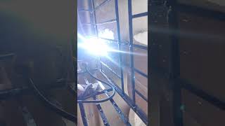 metalfabricationweldingweldershortstrendingsubscribemetalfabricationvideoarcweldingiron [upl. by Eikcin]