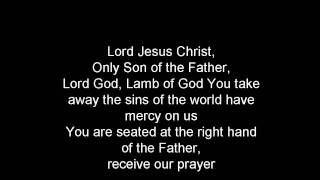 Glory to God in the highest with lyrics [upl. by Ahsilrak]