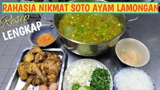 RESEP SOTO AYAM  LENGKAP DARI BUMBUKUAHKOYA amp SAMBAL SEMUA NIKMAT [upl. by Araccat]