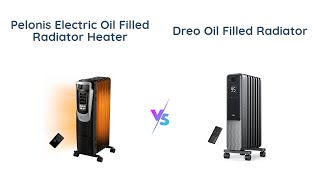 🔥 Pelonis Electric vs Dreo Oil Filled Radiator Heater Comparison [upl. by Attenov]