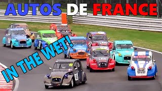 Citroen 2CV racing classic French cars and more at Autos de France 2023 [upl. by Brittany739]