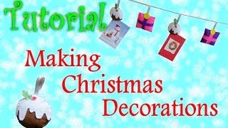 Tutorial Making Christmas Decorations [upl. by Thibault]