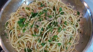 Spaghetti tonno e limone  un piatto velocissimo [upl. by Nageet938]