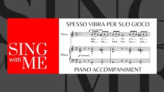 Spesso vibra per suo gioco  Accompaniment  Scarlatti [upl. by Morven86]