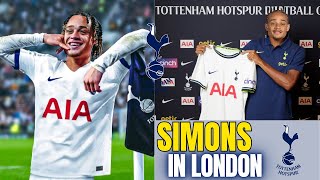 DUTCH STAR XAVI SIMONS IS THE MISSING PIECE IN TOTTENHAMS MIDFIELD FOR 2025 TOTTENHAM NEWS [upl. by Meean]