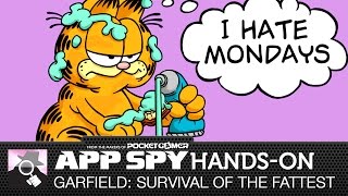 Garfield Survival of the Fattest  iOS iPhone  iPad HandsOn  AppSpycom [upl. by Welch]