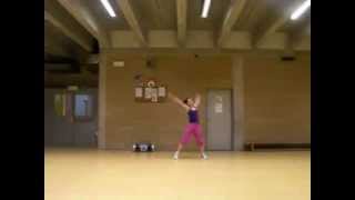 Zumba routine to quotWrecking Ballquot by Miley Cyrus [upl. by Ruhtua]