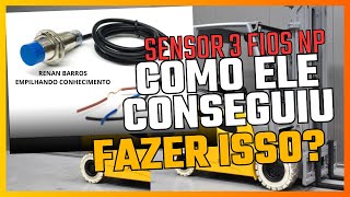 COMO JUMPEAR SENSOR da EMPILHADEIRA  SENSOR INDUTIVO 3 FIOS [upl. by Yadroc350]