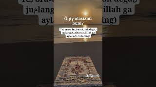 Arab tilini oʻqishni bilaszmi☝allah namaz shorts youtubeshorts short islam mekkah muhammad [upl. by Eetsim]