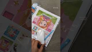 Unboxing diamond art painting 😱diy art pop  Unboxing diamond art art [upl. by Eeldivad705]