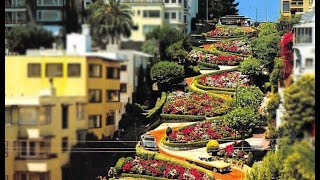 SAN FRANCISCO CALIFORNIA in 1994  Lombard Street  The crookedest street in the world [upl. by Dietsche]