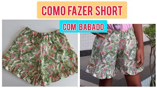 🎗Faça Short lindo e fácil 🎀 Short Fácil [upl. by Demy]