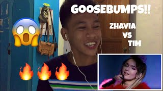 Zhavia vs Tim The Most INTENSE Battle Of The Seanson  Do Not BLINK  The Four REACTION [upl. by Zailer]