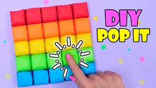 DIY Pop It Fidgets Viral TikTok fidget toys  How to make Pop It fidgets  TikTok fidget toy [upl. by Atilrep258]