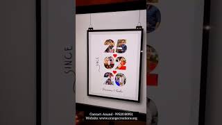 Personalized Date Photo Frame9952080951photo date photoframe frame gift bday wedding design [upl. by Rabi]