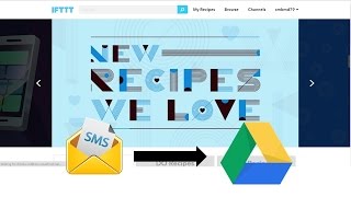 Save Text Messages Automatically to Google Drive IFTTT [upl. by Lloyd737]