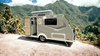 Mini Freestyle 290  small camping trailer caravan [upl. by Adnahcir]