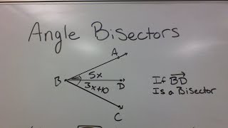 Angle Bisectors [upl. by Selassie]