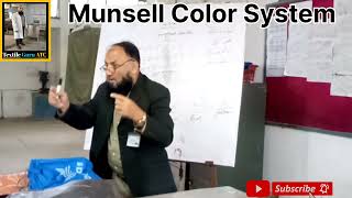 Color matching formulas Munsell color system  Textile Dyeing and bleaching Course  lecture  3 [upl. by Sophi211]