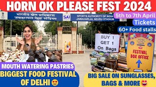 Horn ok please fest 2024 Delhi  JLN stadium Delhi  Horn ok fest 2024  Food fest Delhi [upl. by Stier]