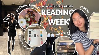 reading vlog  a realistic amp bookish reading week 🍂📙 [upl. by Ruthanne]