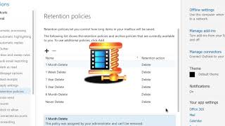 Outlook on a Mac  Set up Retention and Archive Options [upl. by Assirehc479]