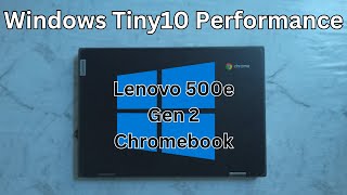 Windows Performance on the Lenovo 500e Gen 2 Chromebook [upl. by Ludewig]