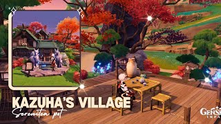 Kazuhas Village ✨  W ID   Serenitea pot genshinimpact gaming sereniteapot games inazuma [upl. by Adniles]