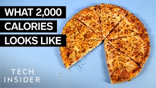 What 2000 Calories Looks Like  Tech Insider [upl. by Derdle]