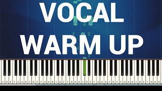 ♬ VOCAL WARM UPS 1 3 OCTAVES MAJOR SCALES ♬ [upl. by Gyimah]