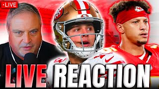 Live Reaction 49ers Lose To Chiefs in Superbowl 58  Post Game Show [upl. by Landel]