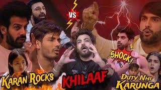 BIGGBOS18 KARAN ROCKS BAAKI SAB SHOCK😱DIGVIJAY KE KHILAF VIVIAN AVINASH EISHA MAKERS KI BAGAWAT😲 [upl. by Dviad952]