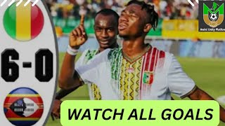 Mali🇲🇱 🆚 Eswatini🇸🇿 60 Highlights  Afcon qualifier [upl. by Alidis488]