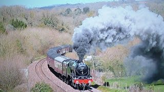 46100 Royal Scot Reigns Over Dainton  The Great Britain IX  2016 [upl. by Amorette]