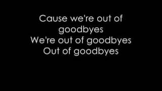 Maroon 5  quotOut Of Goodbyesquot Karaoke [upl. by Akihsan]