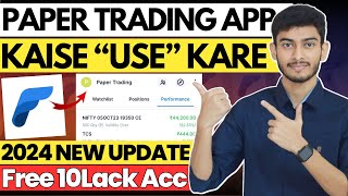 Front Page Trading App Kaise Use Kare  Paper Trading kaise kare  How to use Frontpage App [upl. by Tristas]