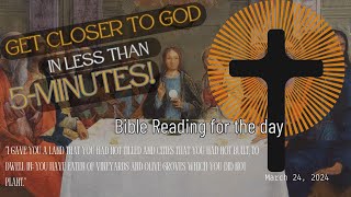 Daily Bible Readings March 24 2024  Palm Sunday of the Lord’s Passion [upl. by Tifanie988]