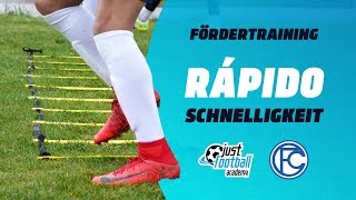 Fussballtraining Rápido Schnelligkeit  Kondition [upl. by Atiekan]