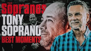 Top 10 Tony Soprano Scenes  James Gandolfini Tribute [upl. by Llenil537]